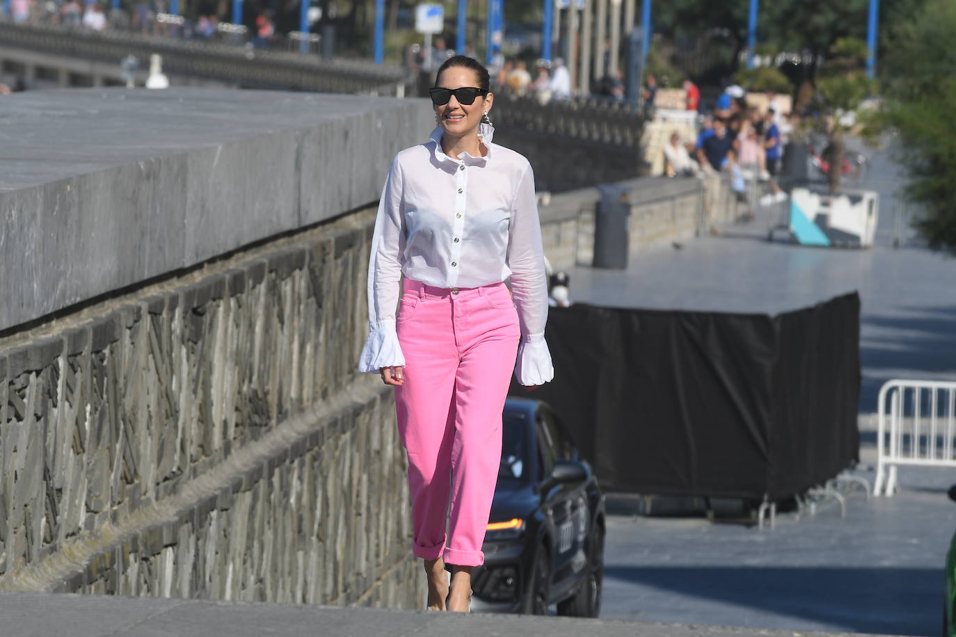 Fotos: Marion Cotillard posa en las terrazas del Kursaal