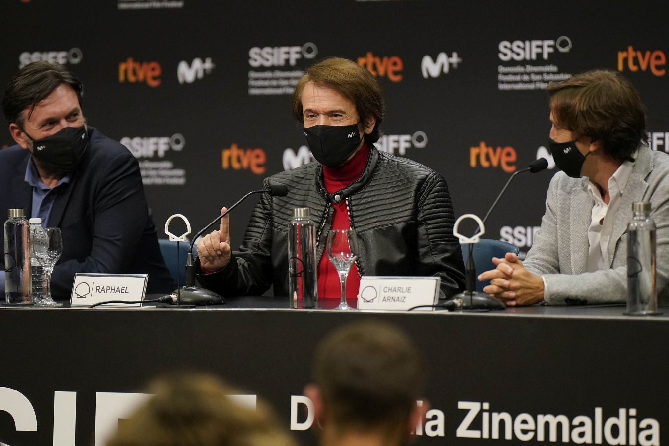 Fotos de Raphael en el Festival de cine de San Sebastián