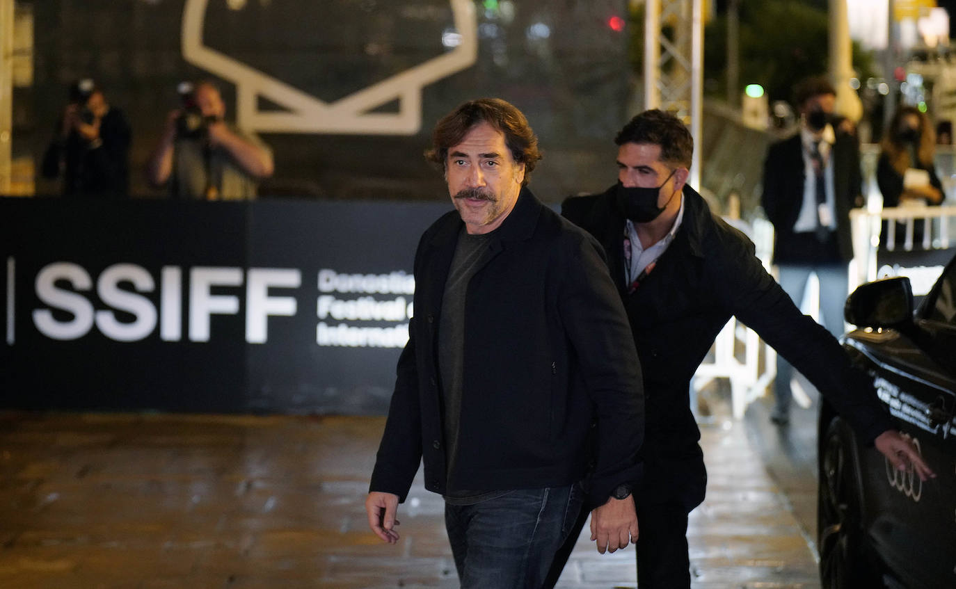 Fotos: Javier Bardem ya luce en el Zinemaldia