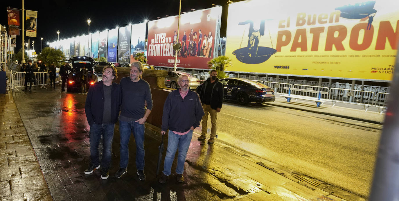 Fotos: Javier Bardem ya luce en el Zinemaldia