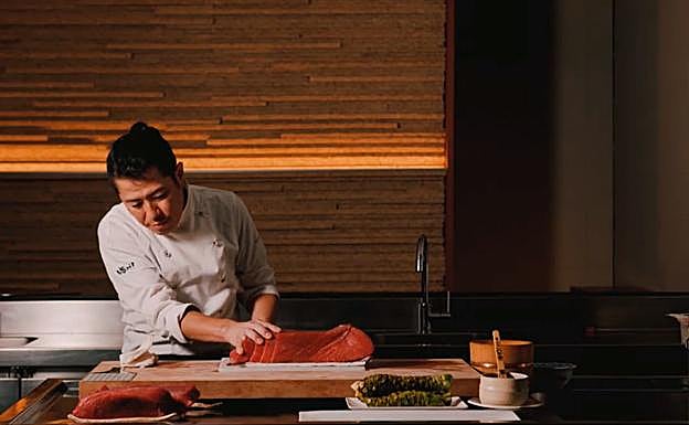 Receta de nigiri de atún tradicional