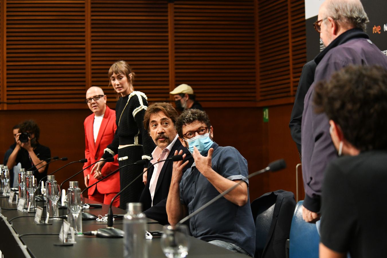 Fotos: Javier Bardem y el equipo de &#039;El buen patrón&#039;, en la terraza del Kursaal