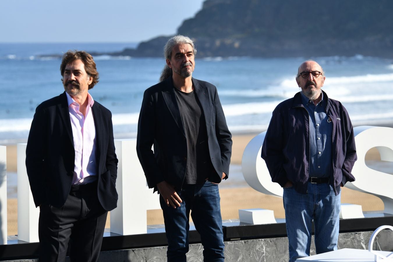 Fotos: Javier Bardem y el equipo de &#039;El buen patrón&#039;, en la terraza del Kursaal