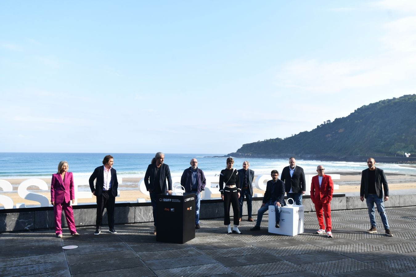 Fotos: Javier Bardem y el equipo de &#039;El buen patrón&#039;, en la terraza del Kursaal