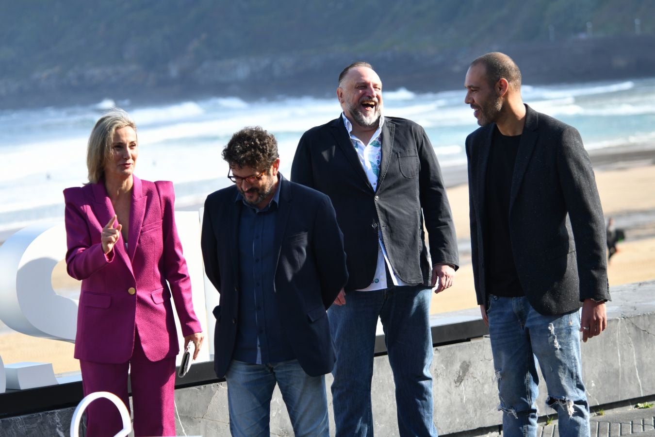 Fotos: Javier Bardem y el equipo de &#039;El buen patrón&#039;, en la terraza del Kursaal