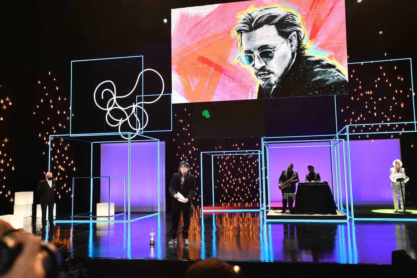 Fotos: Johnny Depp recibe el Premio Donostia