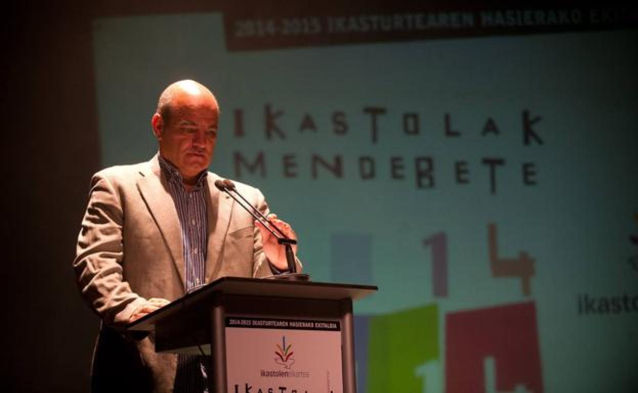 El presidente de la Federación de Ikastolas, Koldo Tellitu.