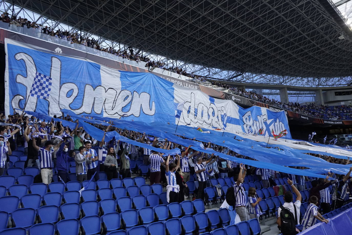 Fotos: Las mejores imáganes de partido entre la Real Sociedad y el Mónaco en Anoeta