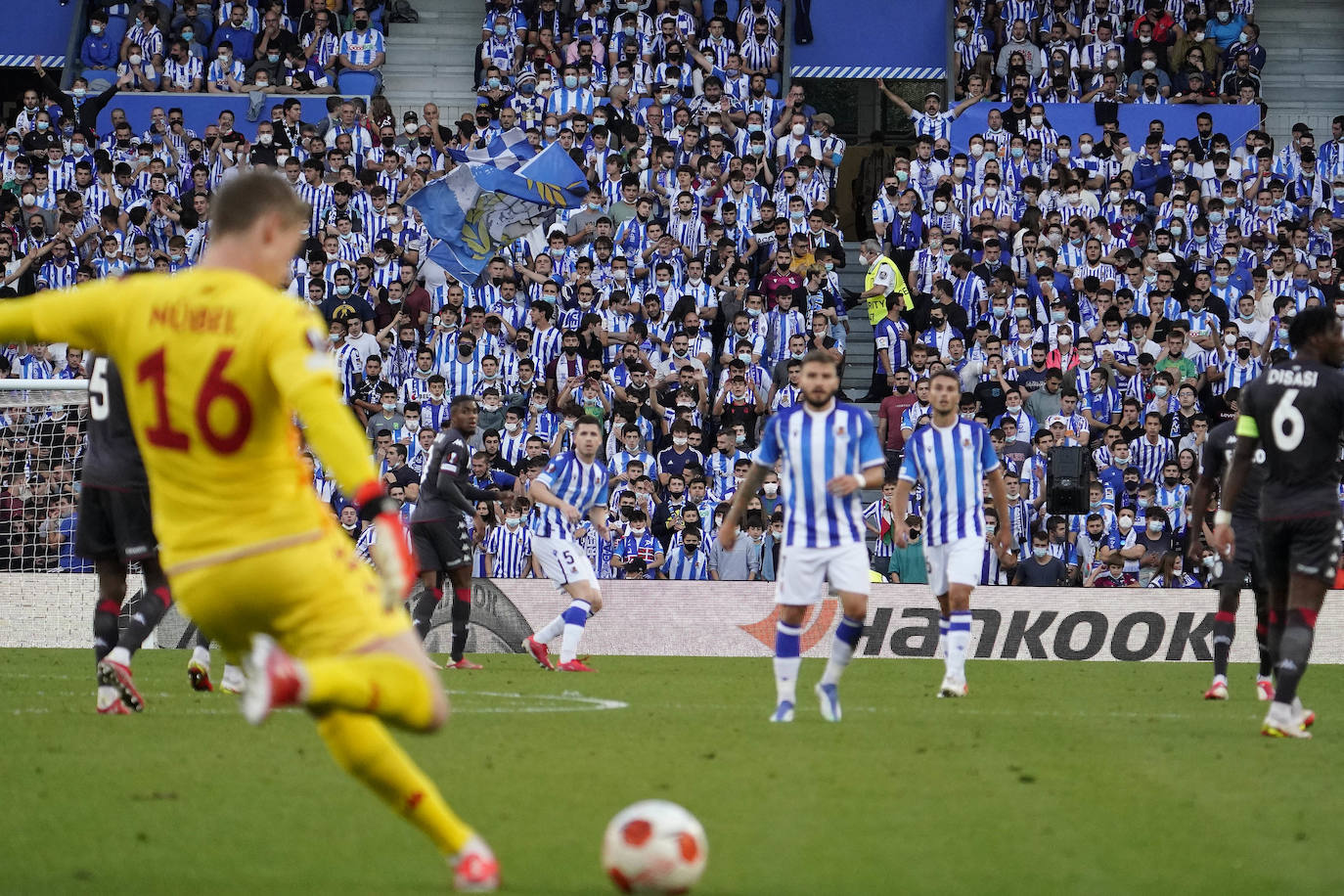 Fotos: Las mejores imáganes de partido entre la Real Sociedad y el Mónaco en Anoeta