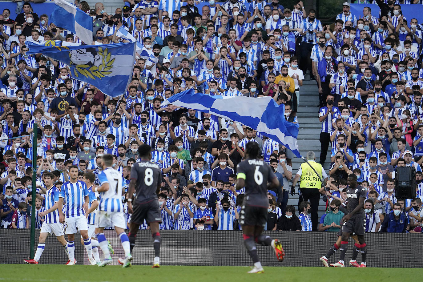Fotos: Las mejores imáganes de partido entre la Real Sociedad y el Mónaco en Anoeta