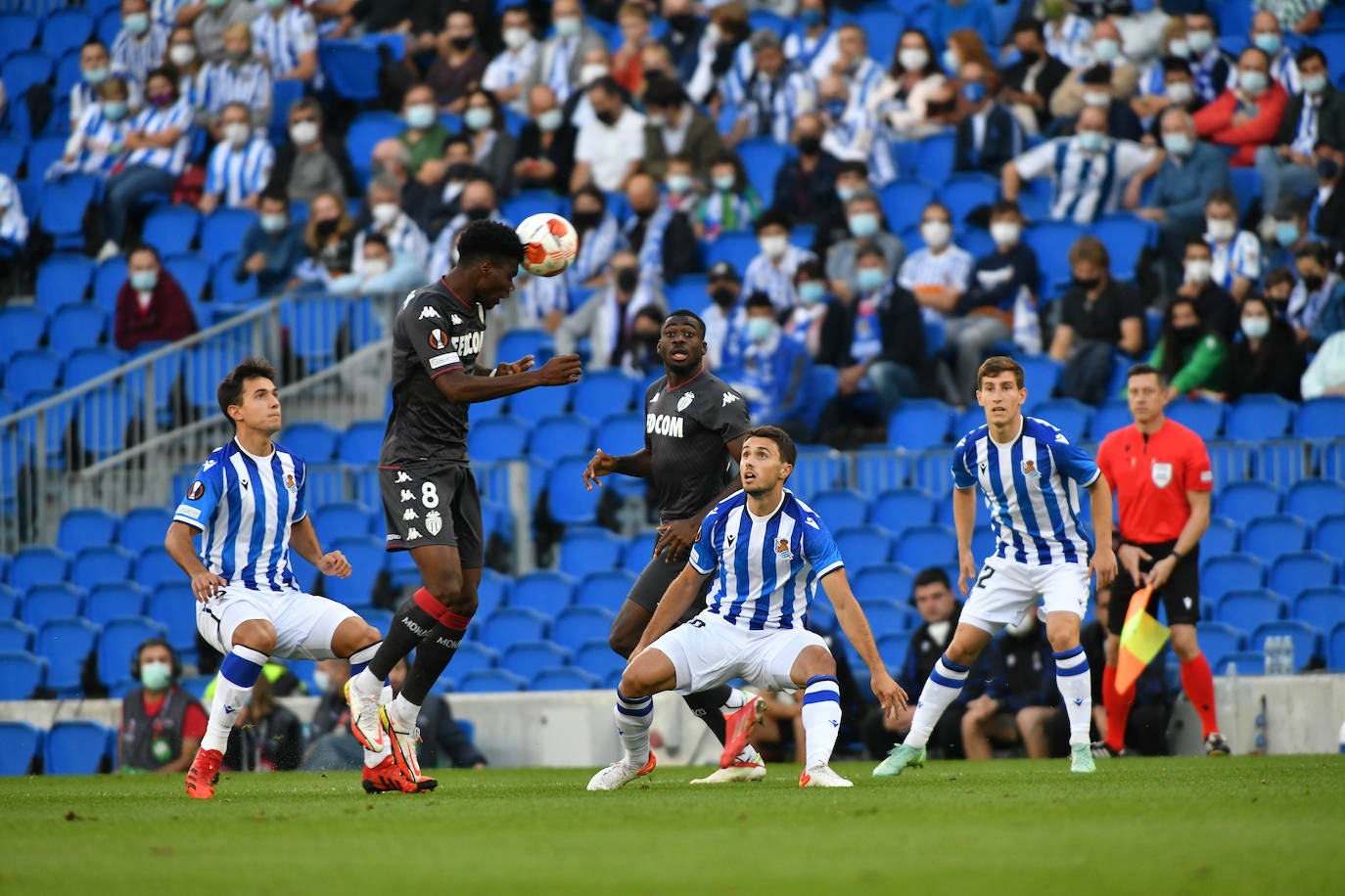 Fotos: Las mejores imáganes de partido entre la Real Sociedad y el Mónaco en Anoeta