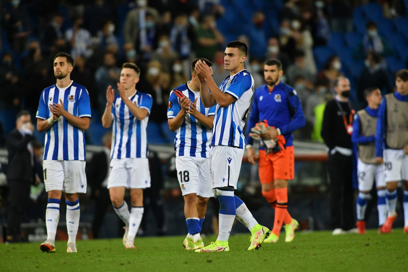 Fotos: Las mejores imáganes de partido entre la Real Sociedad y el Mónaco en Anoeta