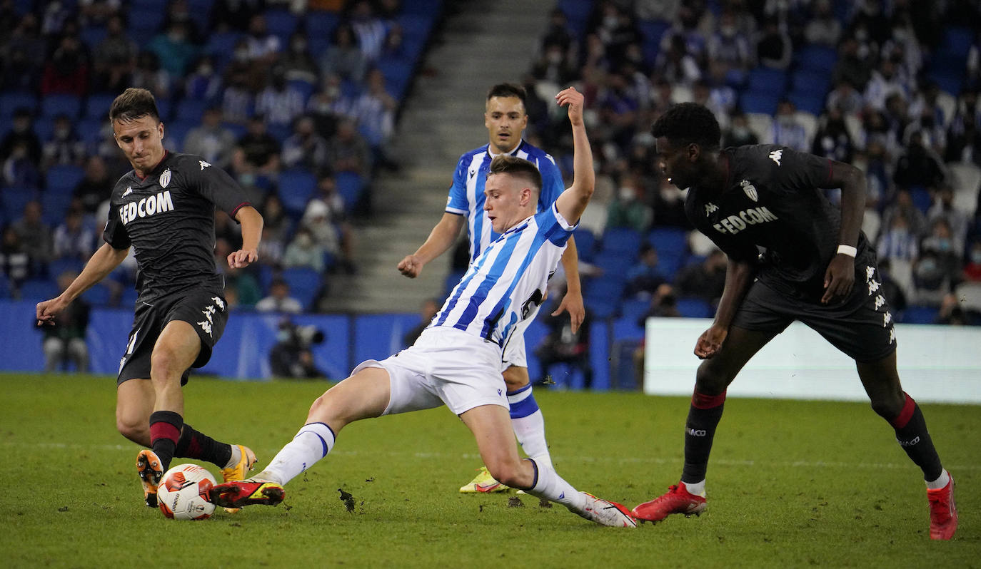 Fotos: Las mejores imáganes de partido entre la Real Sociedad y el Mónaco en Anoeta