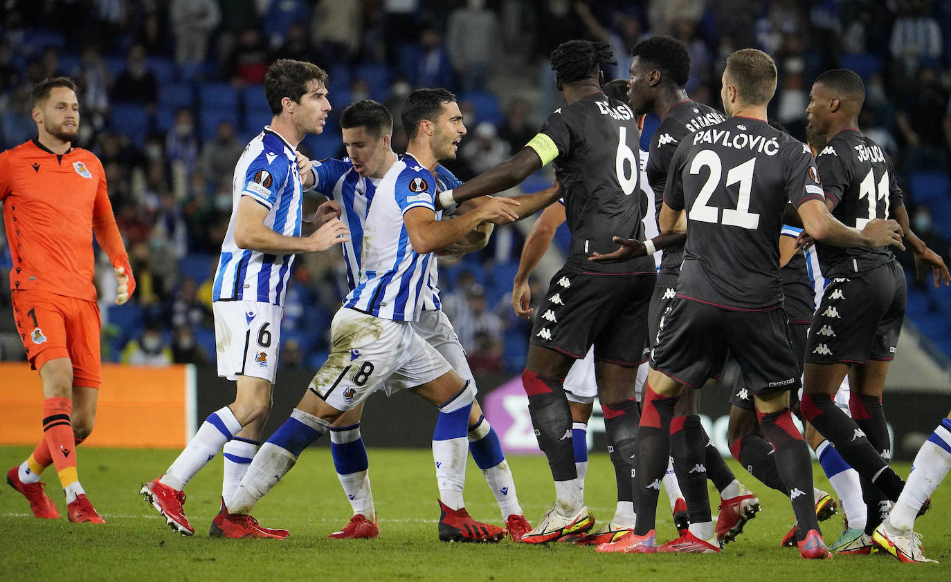 Fotos: Las mejores imáganes de partido entre la Real Sociedad y el Mónaco en Anoeta