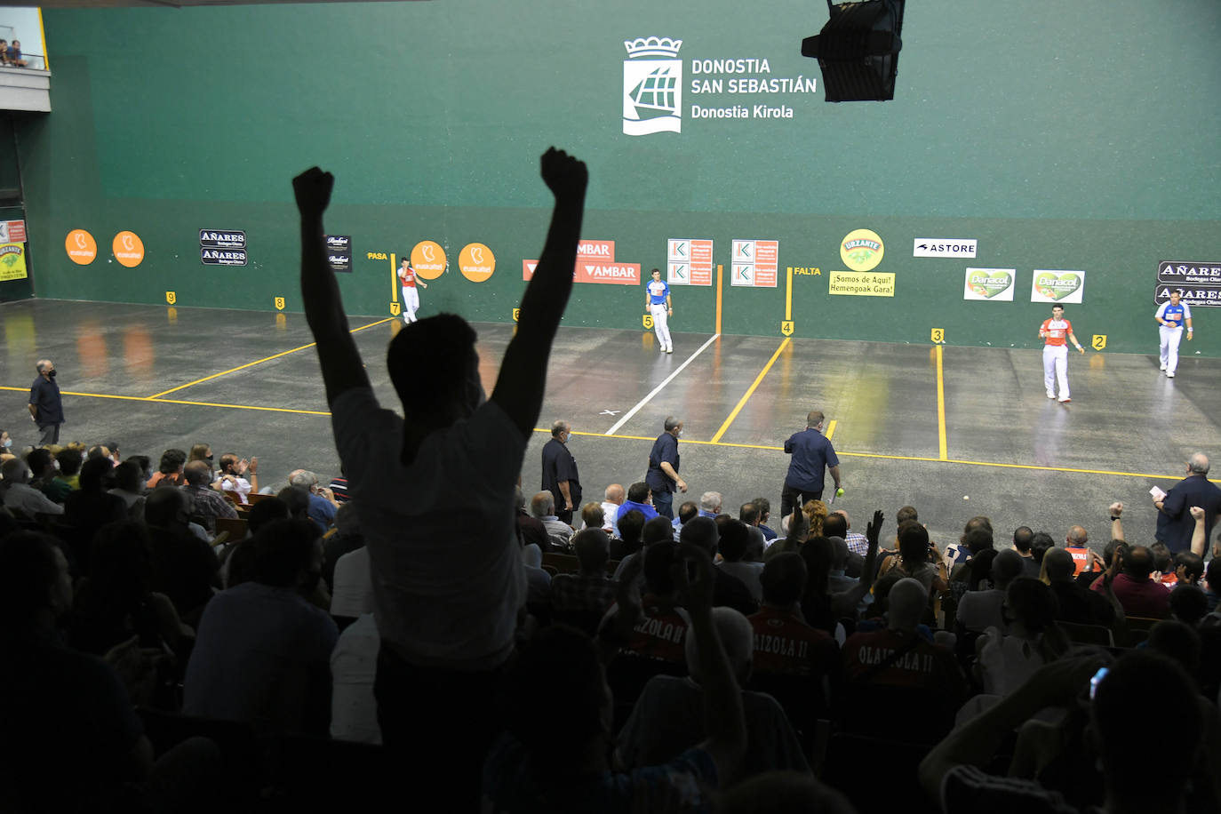 Fotos: Aimar Olaizola se despide del Atano III