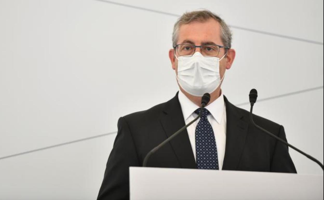 Markel Olano, en un acto público de la semana pasada.