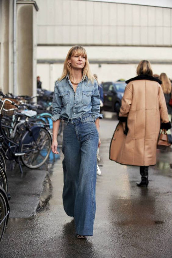 Fotos: Los looks total denim en los que inspirarte este otoño