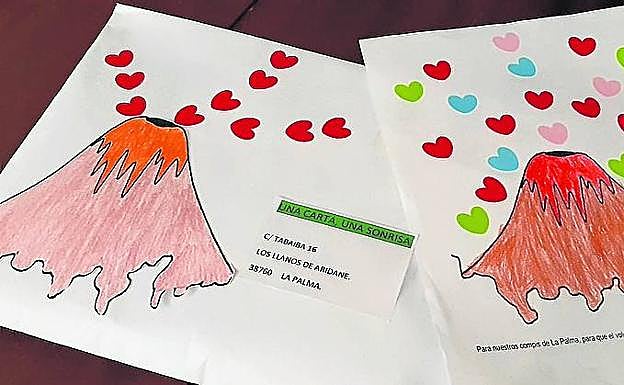 Varios dibujos que han realizado estos días escolares donostiarras en el centro Deutsche Schule.