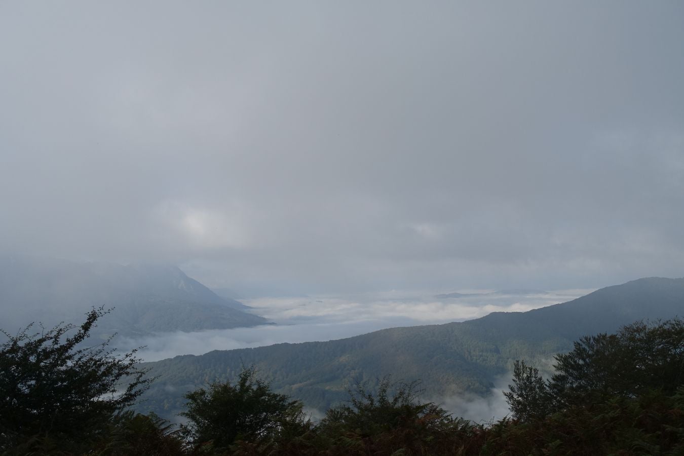 Fotos: Urkieta, sobre un mar de nubes