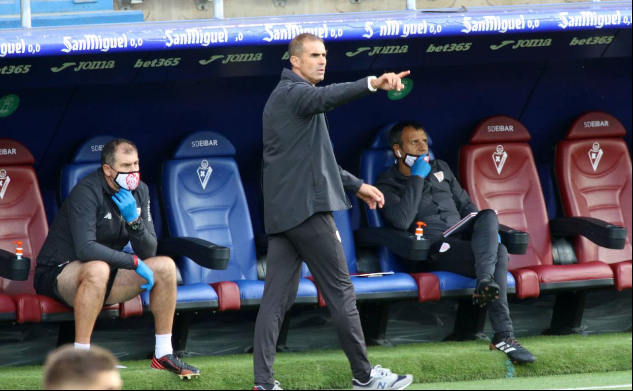 Gaizka Garitano destaca el buen momento de su equipo. 