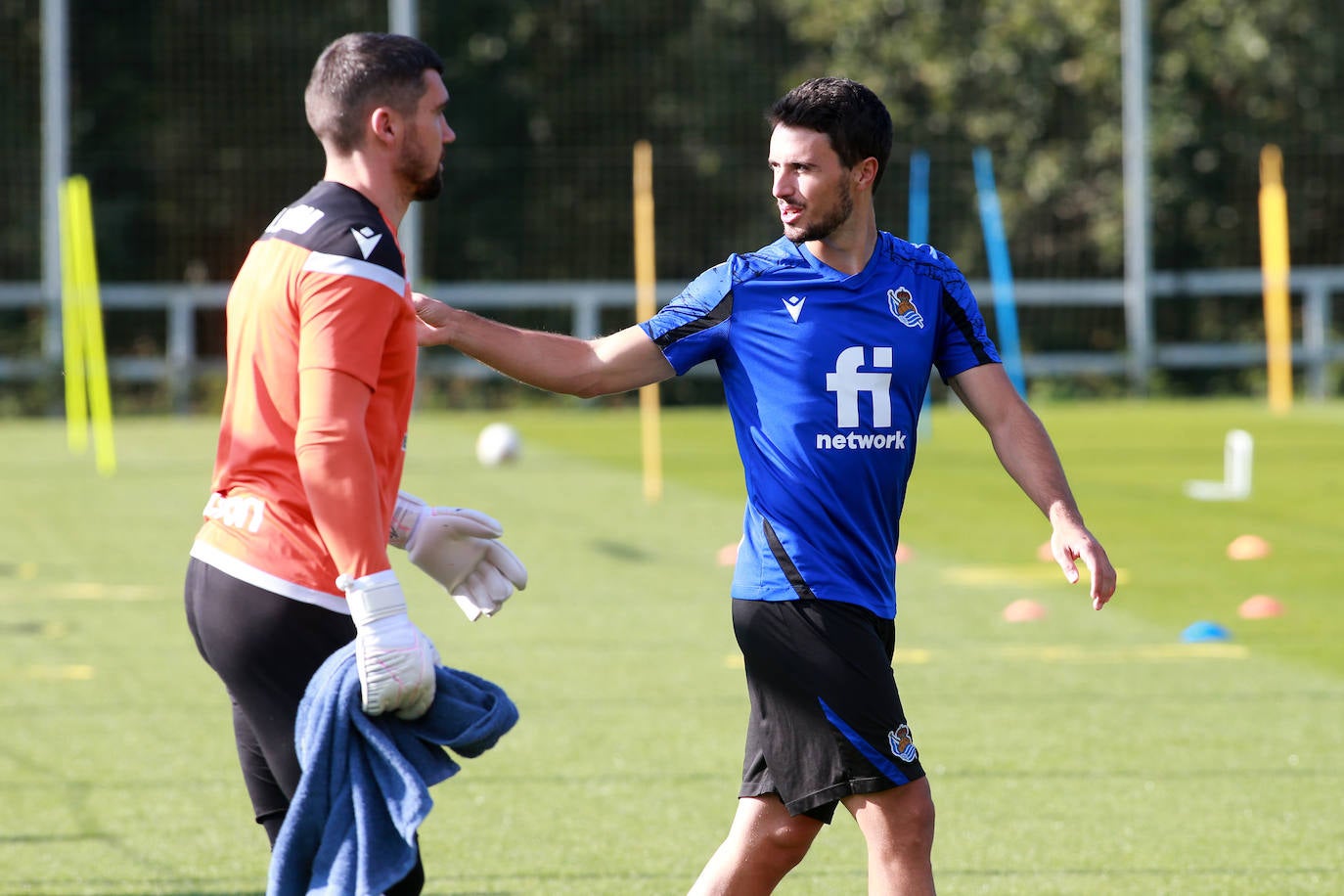 Fotos: Último entrenamiento de la Real Sociedad antes del partido en Anoeta ante el Mallorca