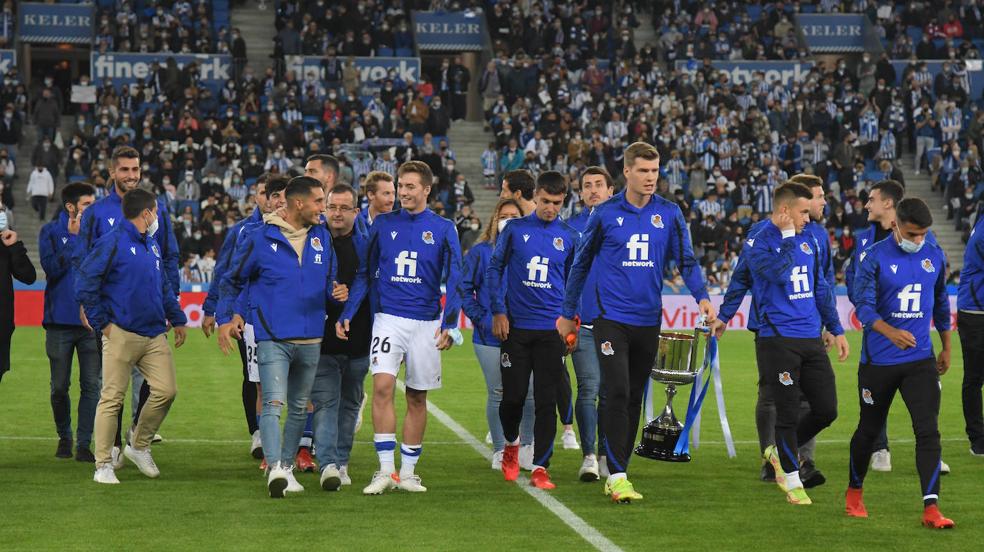 Así ha sido la celebración de la Copa en el Reale Arena