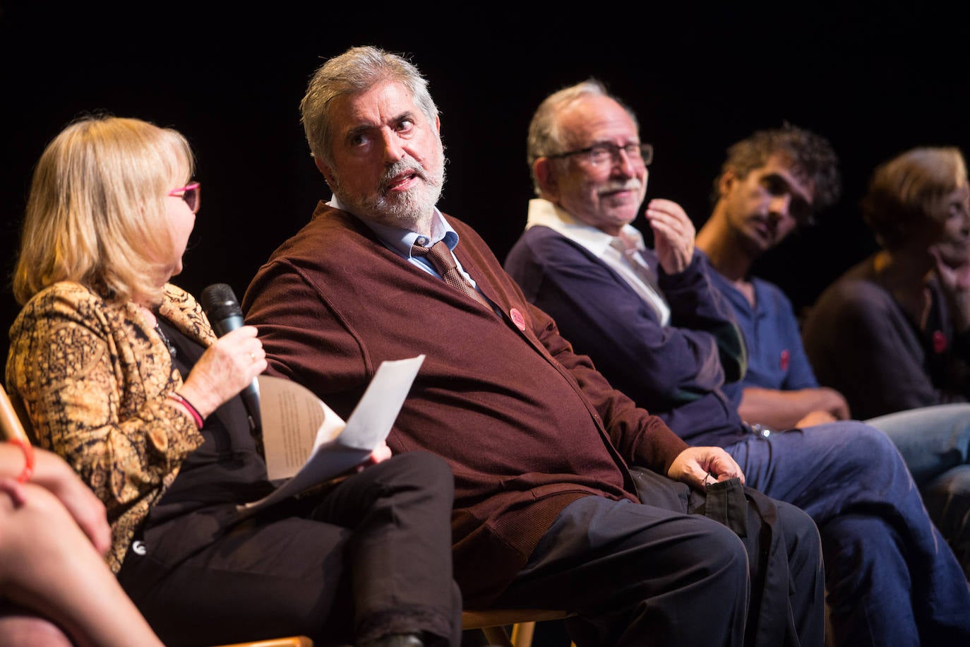Fotos: Teatro documental en Irun sobre la violencia en Euskadi