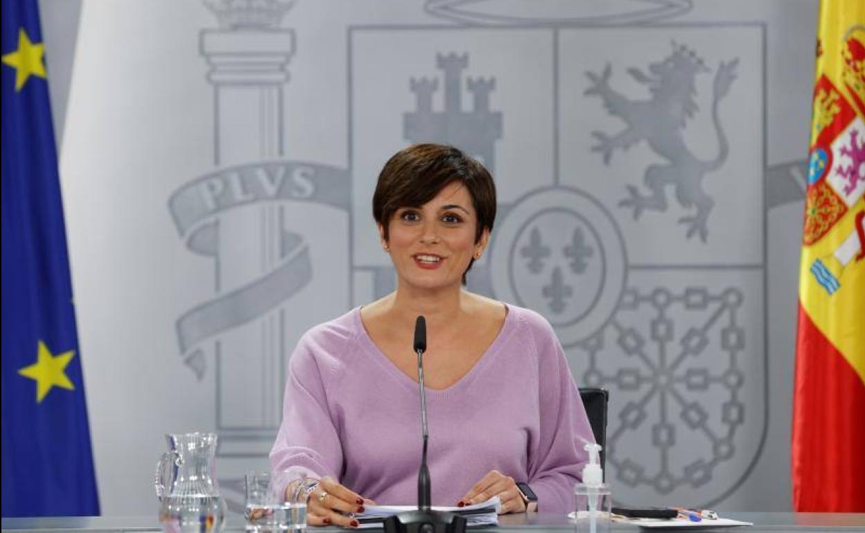 La portavoz del Gobierno, Isabel Rodríguez