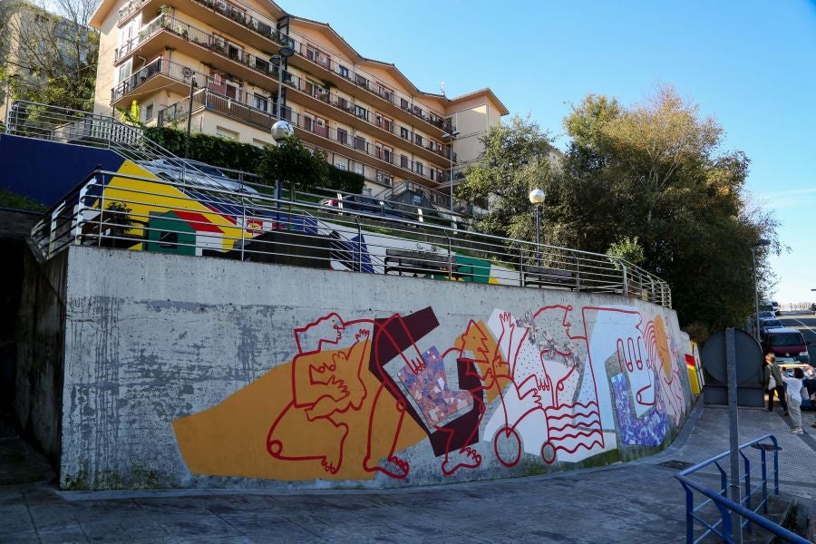 Fotos: Arte urbano en las fachadas de Altza