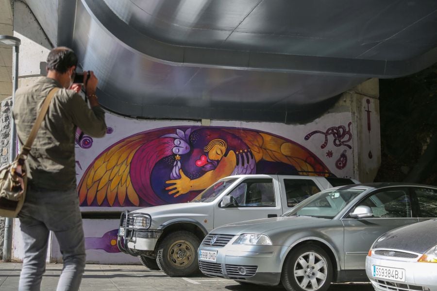 Fotos: Arte urbano en las fachadas de Altza