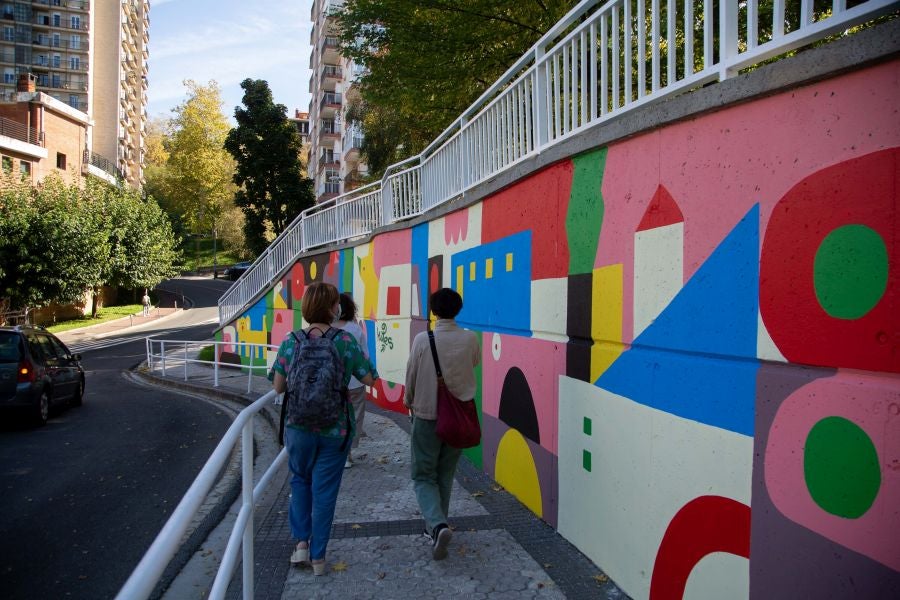 Fotos: Arte urbano en las fachadas de Altza