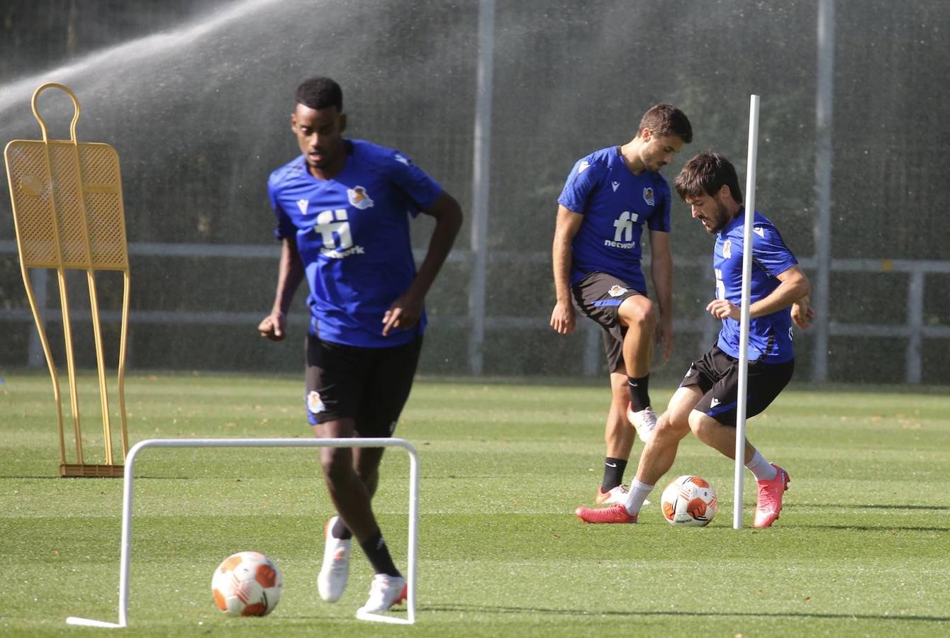 Fotos: Imágenes del último entrenamiento antes del choque contra el Sturm Graz