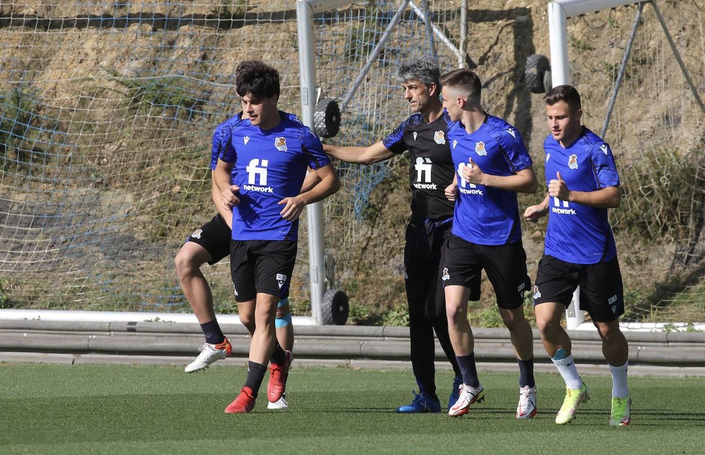 Fotos: Imágenes del último entrenamiento antes del choque contra el Sturm Graz