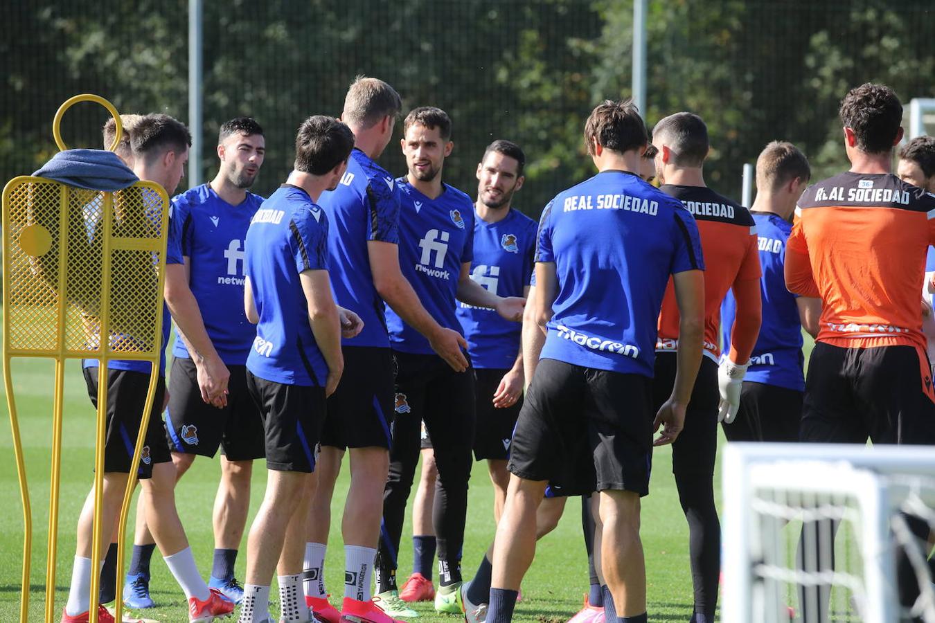 Fotos: Imágenes del último entrenamiento antes del choque contra el Sturm Graz