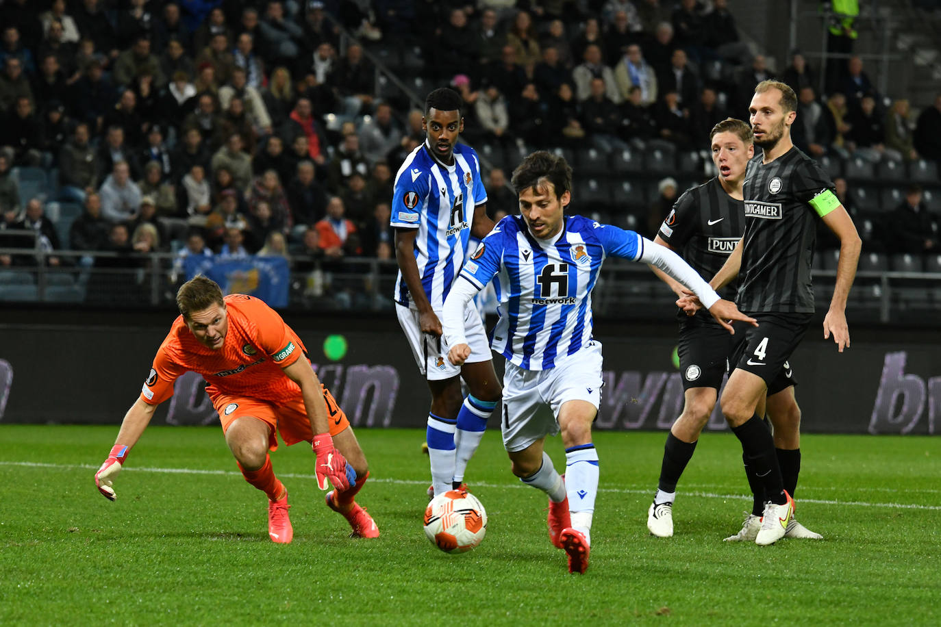 Fotos: Las mejores imágenes del partido entre el Sturm Graz y la Real Sociedad