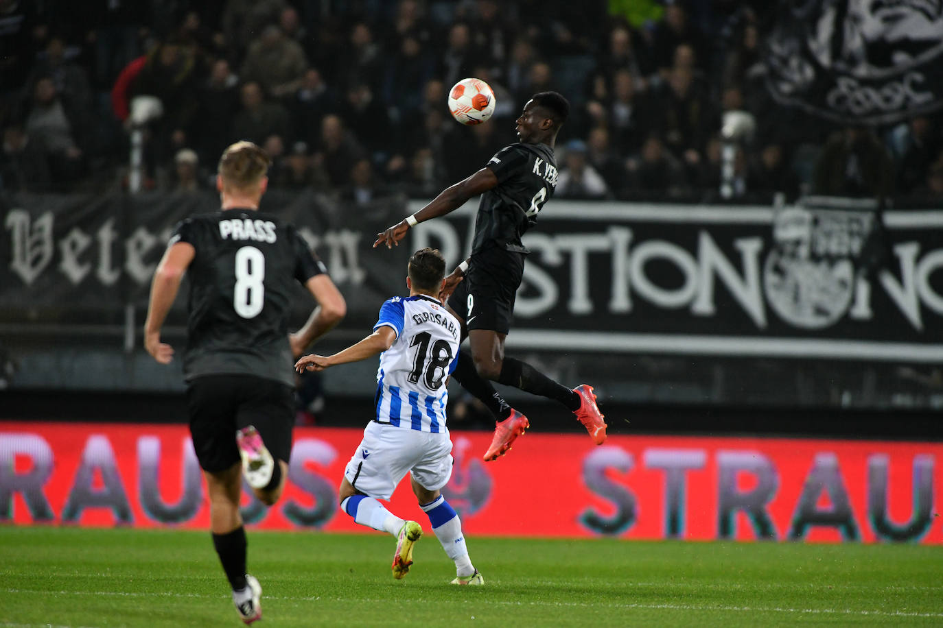 Fotos: Las mejores imágenes del partido entre el Sturm Graz y la Real Sociedad
