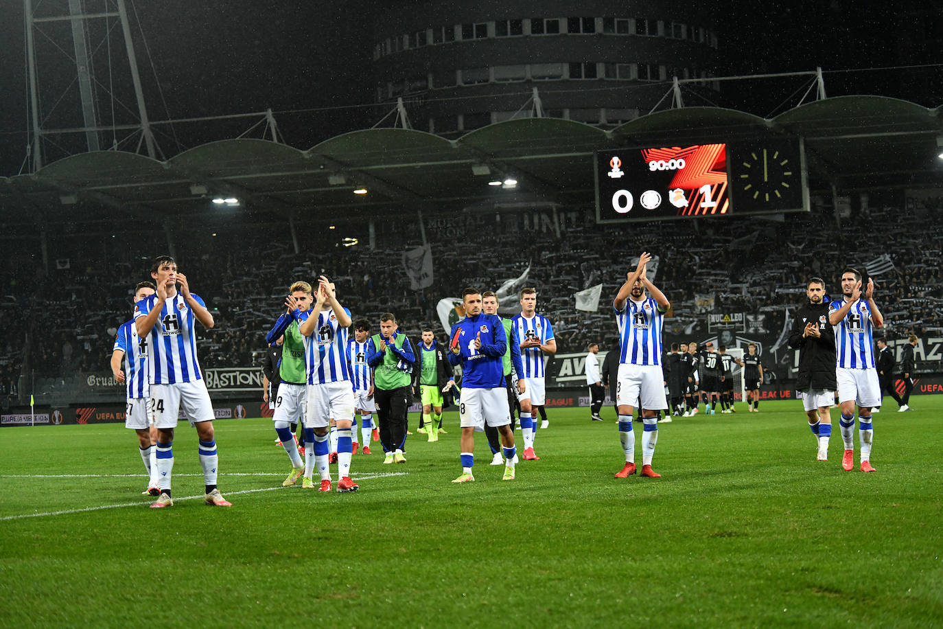 Fotos: Las mejores imágenes del partido entre el Sturm Graz y la Real Sociedad