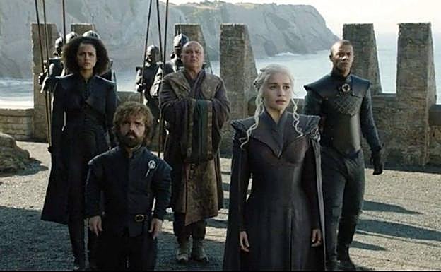 Imagen de la séptima temporada de Juego de Tronos en Zumaia