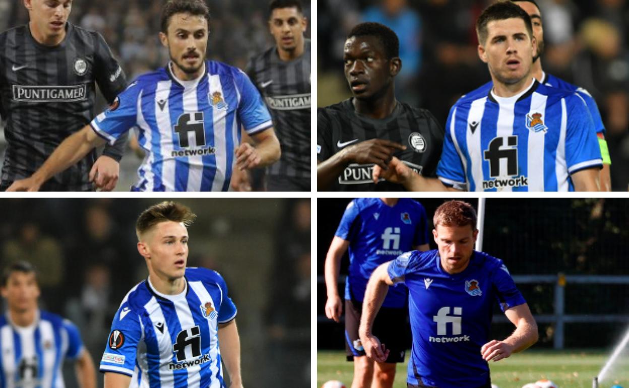 Guevara, Zubeldia, Turrientes e Illarramendi. 