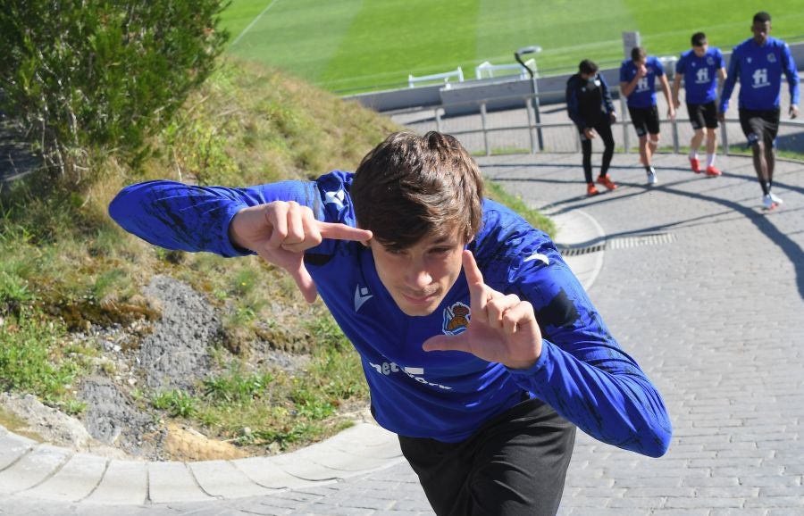 Fotos: Último entrenamiento antes de viajar al Wanda