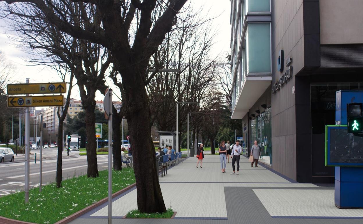 Aspecto que tendrá la última manzana de los pares de Sancho el Sabio tras la intervención. 