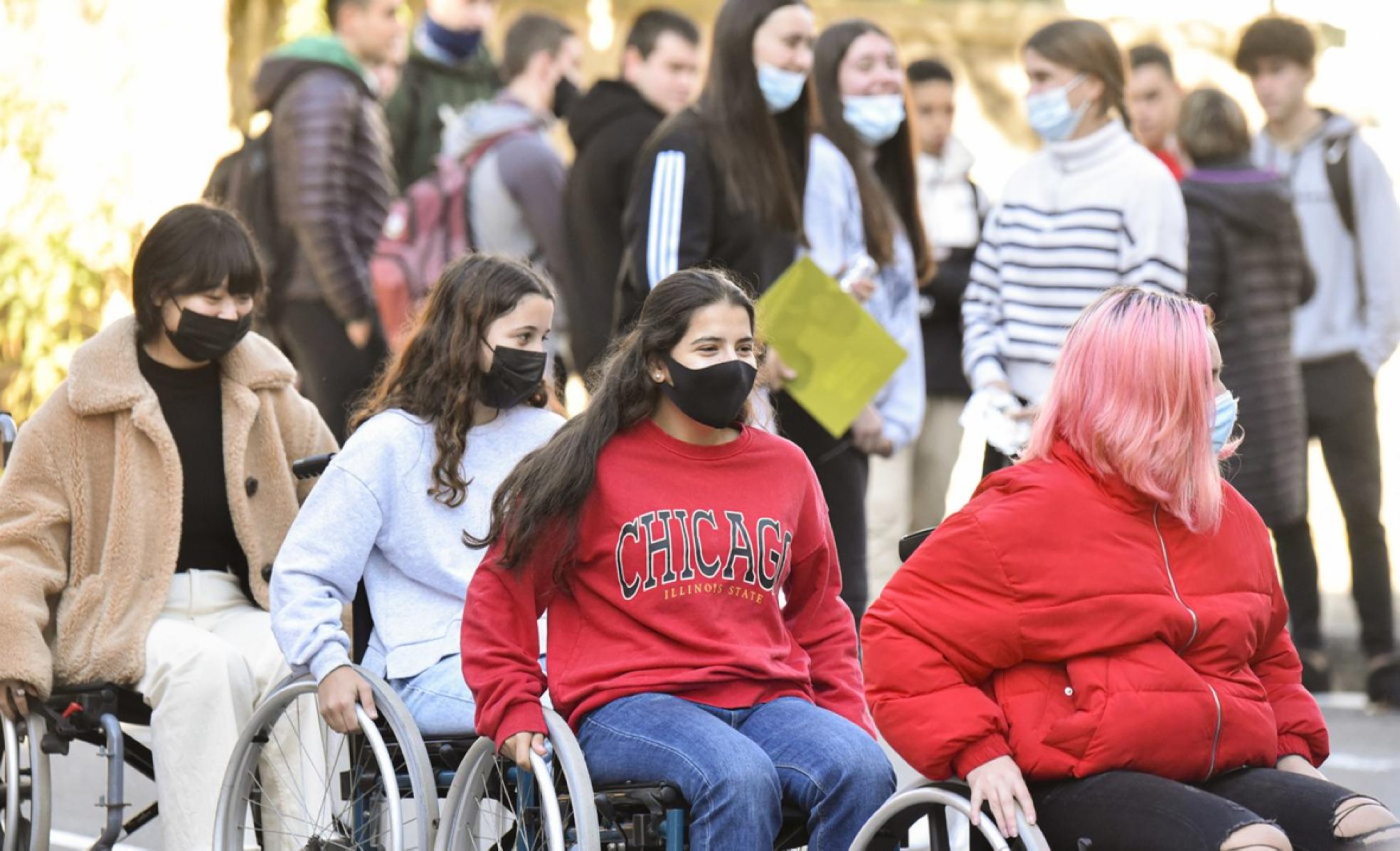 El deporte adaptado también tuvo su visibilidad en la feria.