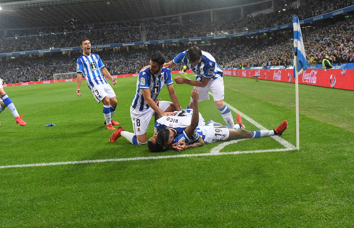 Fotos Real Sociedad - Athletic: Las mejores imágenes del derbi entre la Real Sociedad y el Athletic