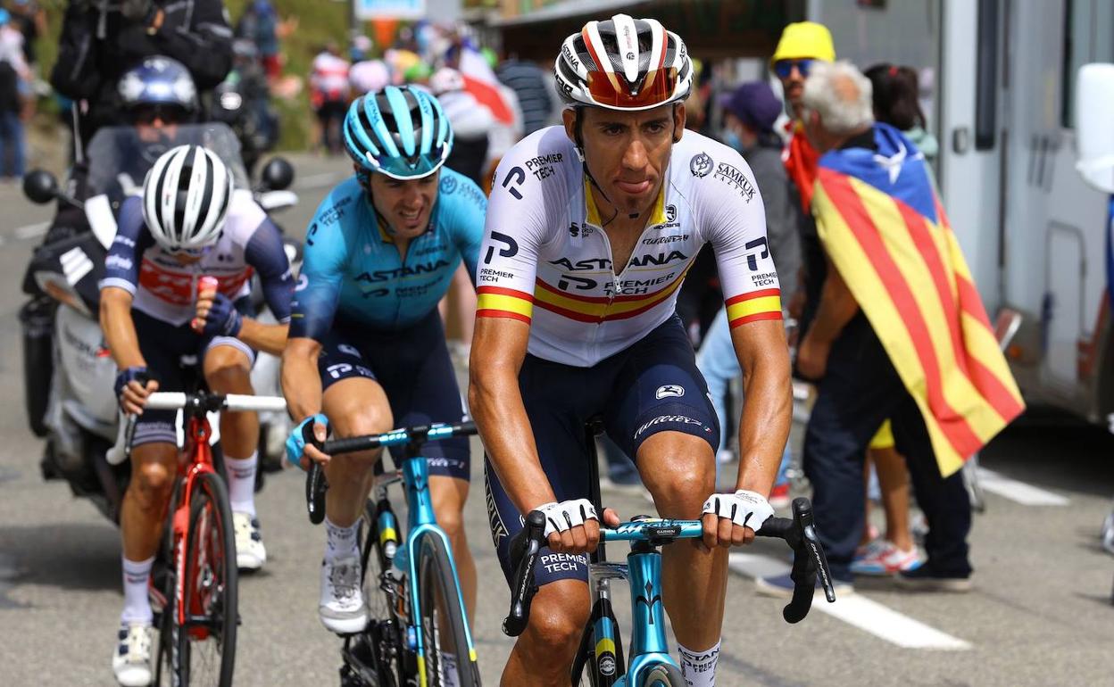 Omar Fraile, con el maillot de campeón de España esta temporada.