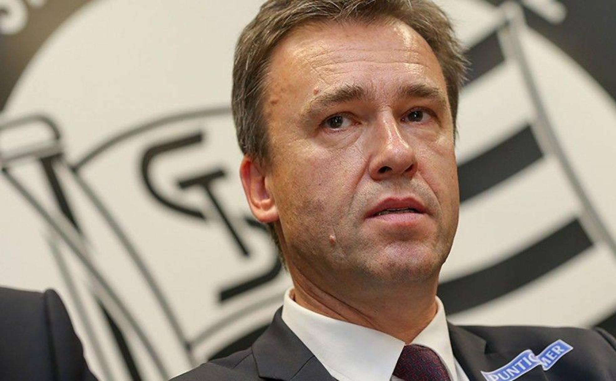 El presidente del Sturm Graz, Christian Jauk. 