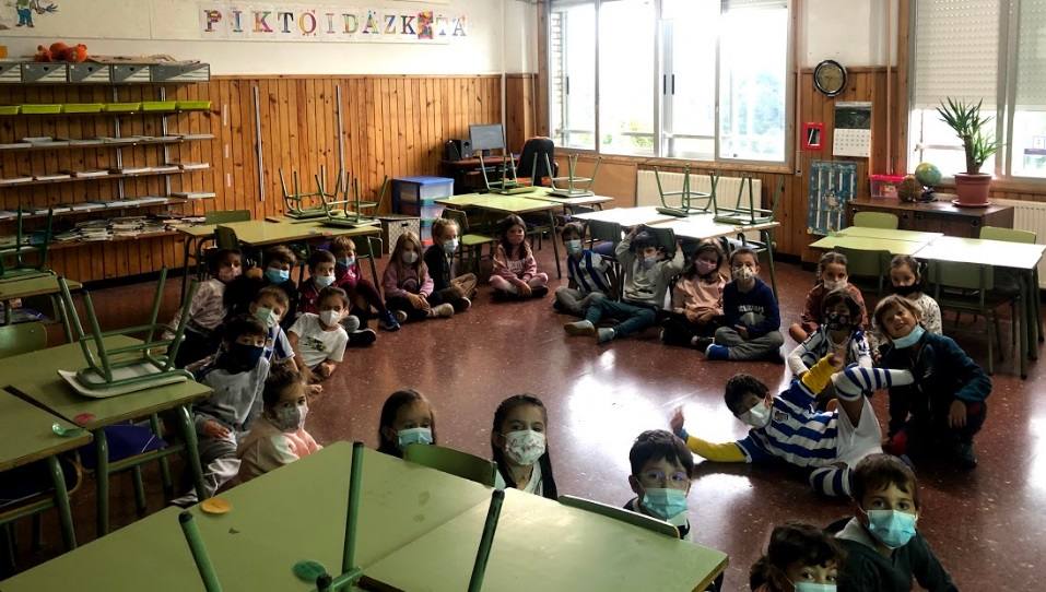 Alumnos de Primero de Educación Primaria.