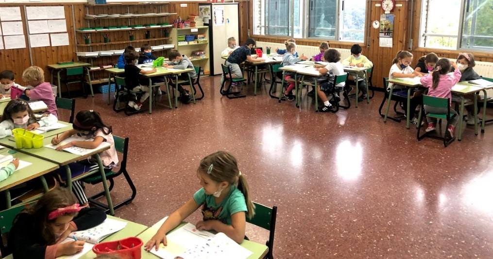 Alumnos de Primero de Educación Primaria.