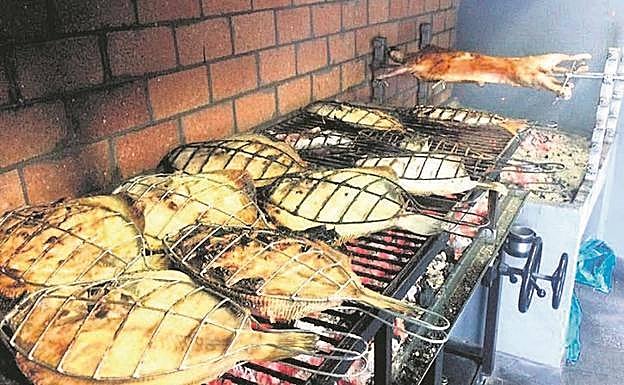 Los pescados a la parrilla, una de las especialidades del Araneta.