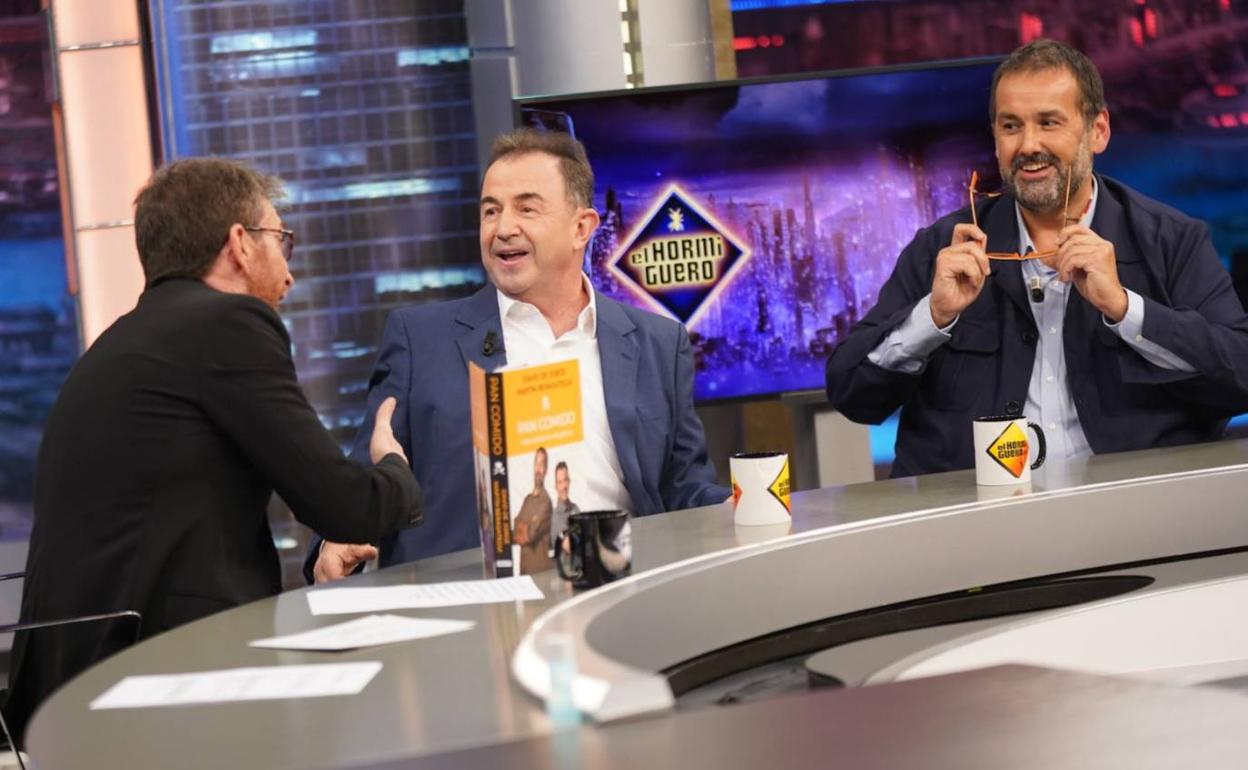 Martín Berasategui y David de Jorge en El Hormiguero