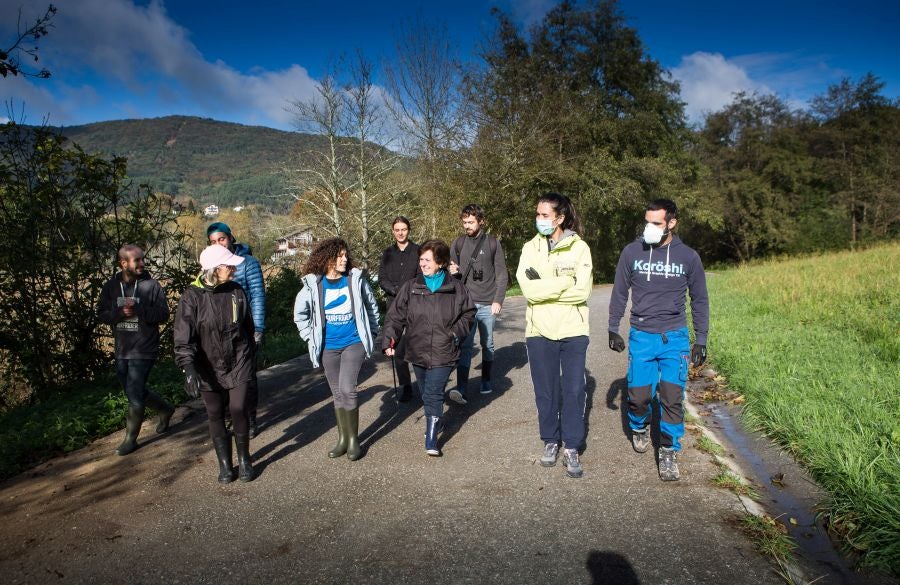 Fotos: Recogida de basura marina en Jaizubia